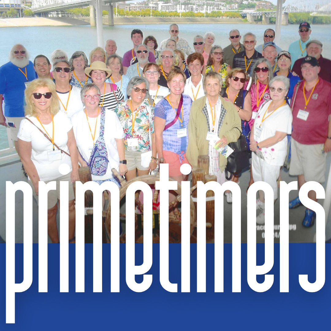 Small Groups picture of the Primetimers. A lively group of 55+.